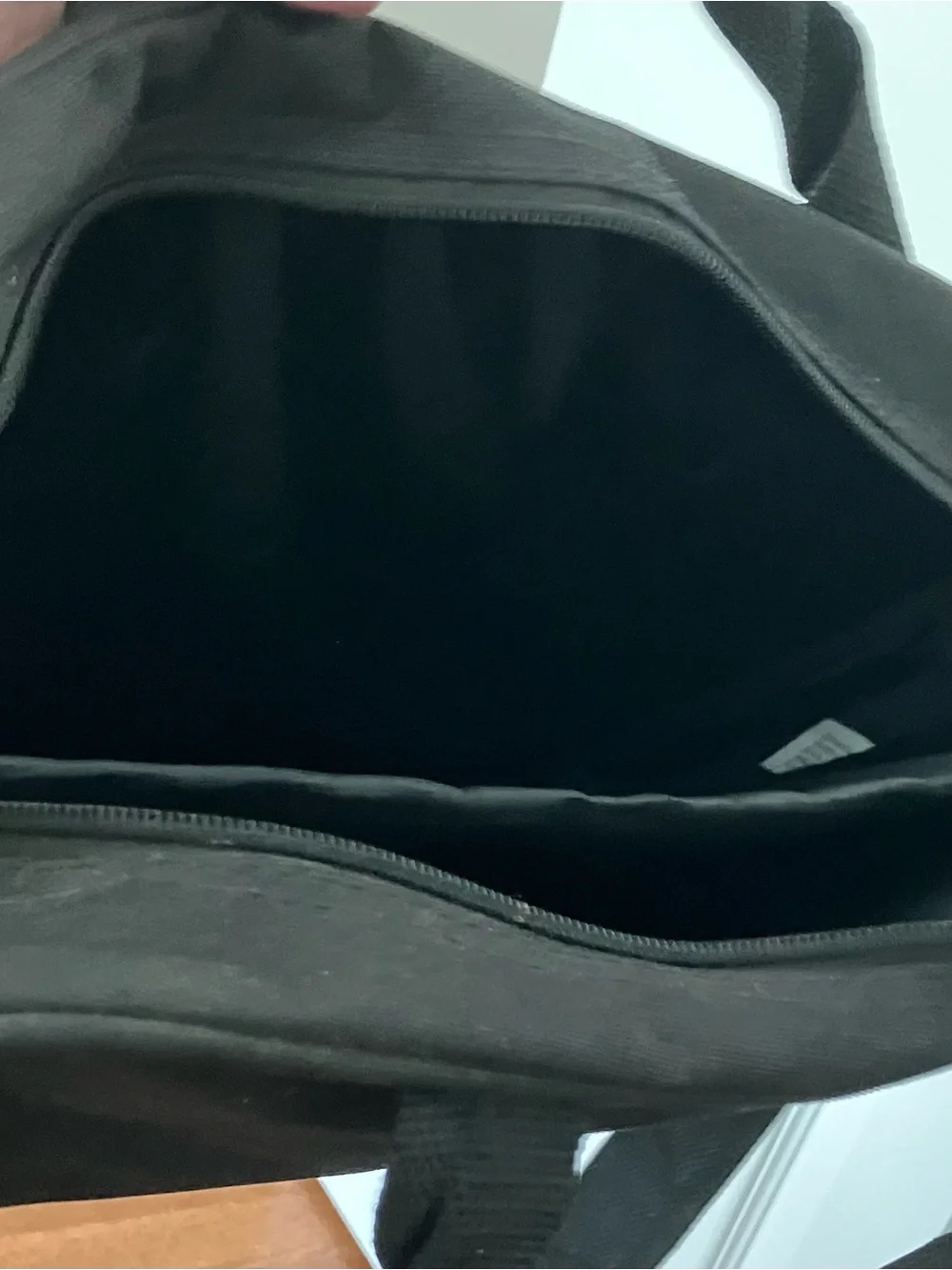 Black Gray Colorblock Laptop Bag